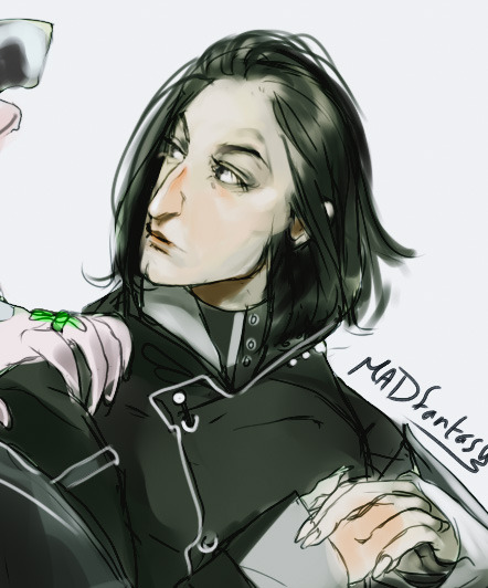 madfantasy:6: Lucius Malfoy + Severus SnapeFirst time...