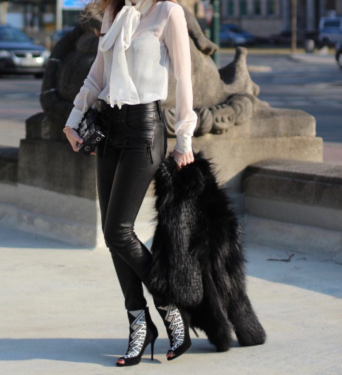 Leather Street Style