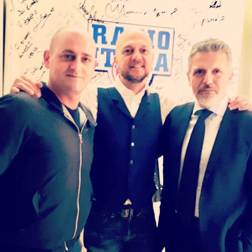 Paolo Leccese — Con i professori Enrico Camelio e Danilo...