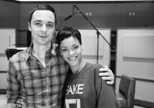 Jim Parsons and Rihanna