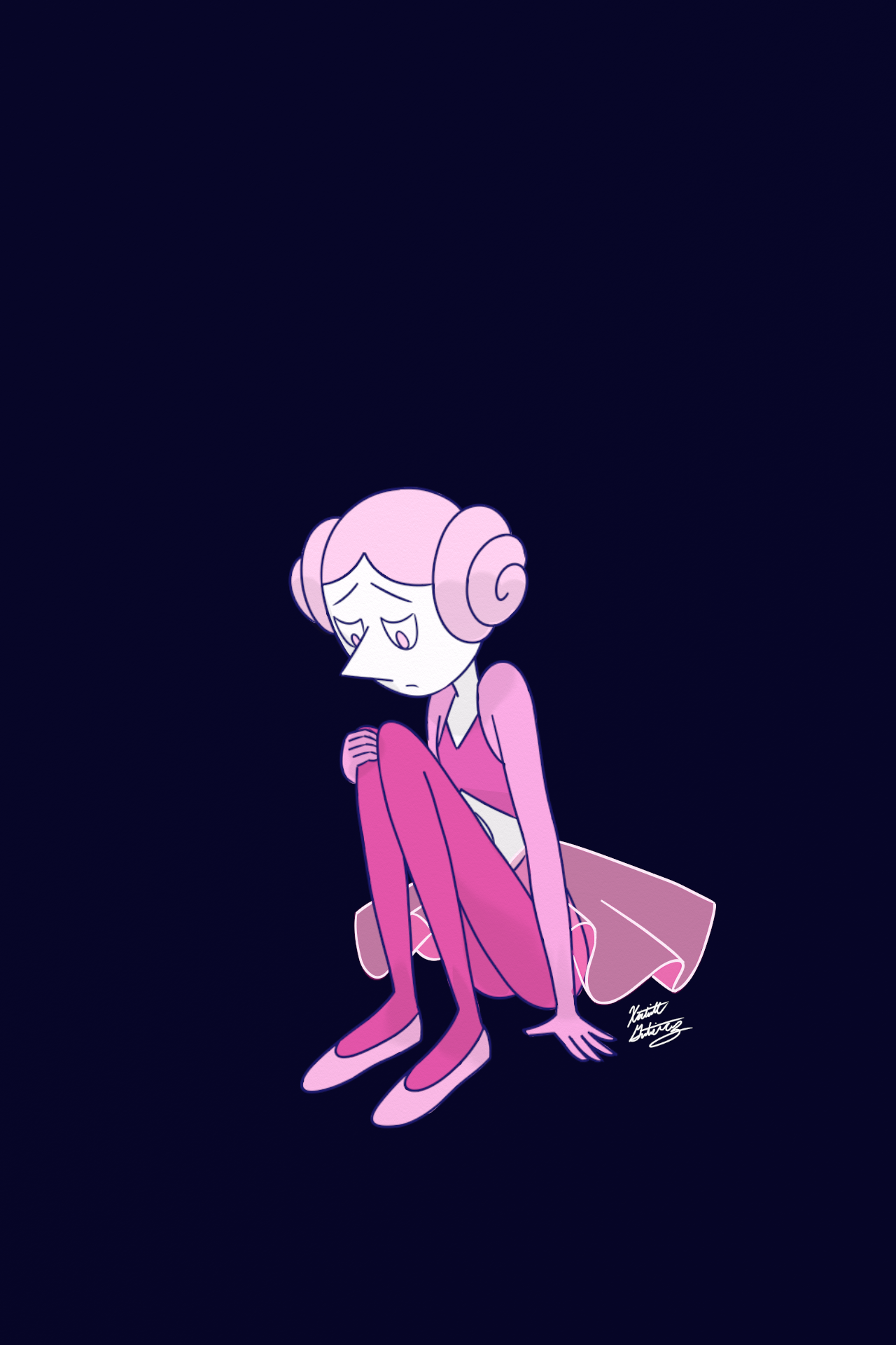Poor pink pearl…