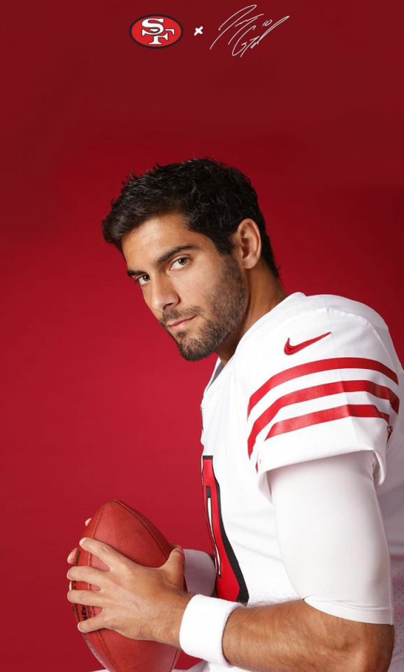 Just Another Baseball Account — edelmans: Jimmy Garoppolo of the San