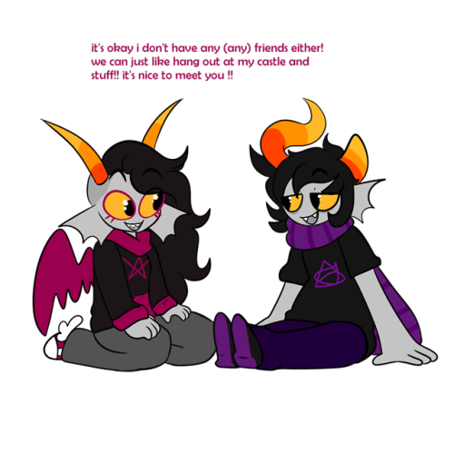 i saw this kid in the fantroll tag and i absolutely had to draw...