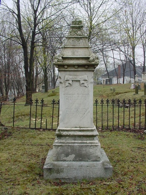 Abraham Marland and wife Mary Sykes. He is recognized as one of...