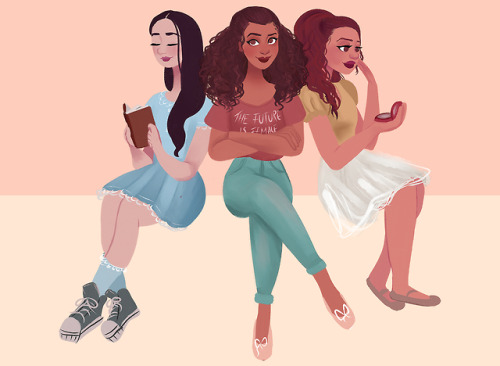 a-curious-squirrel:Some modern day Schuyler Sisters because I...