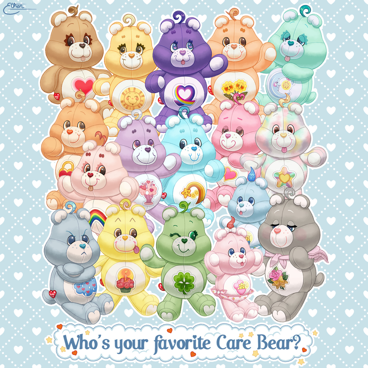 all new care bears