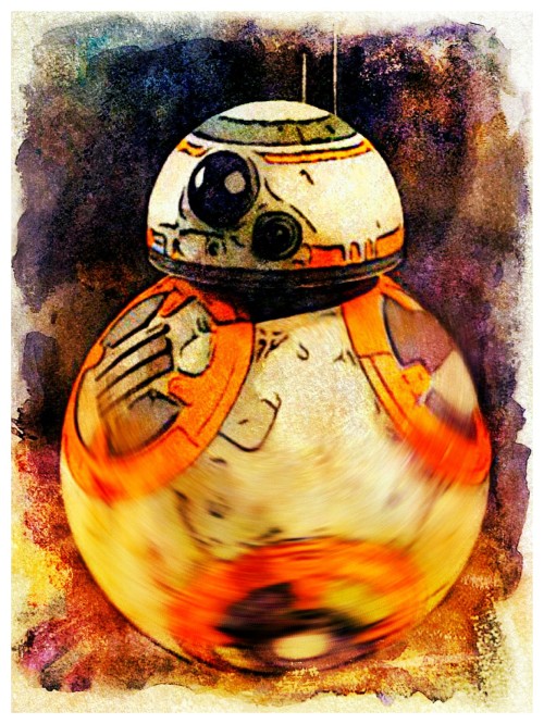 art-awakens:Lights, Action annnnd Rolling !BB-8 is going to...