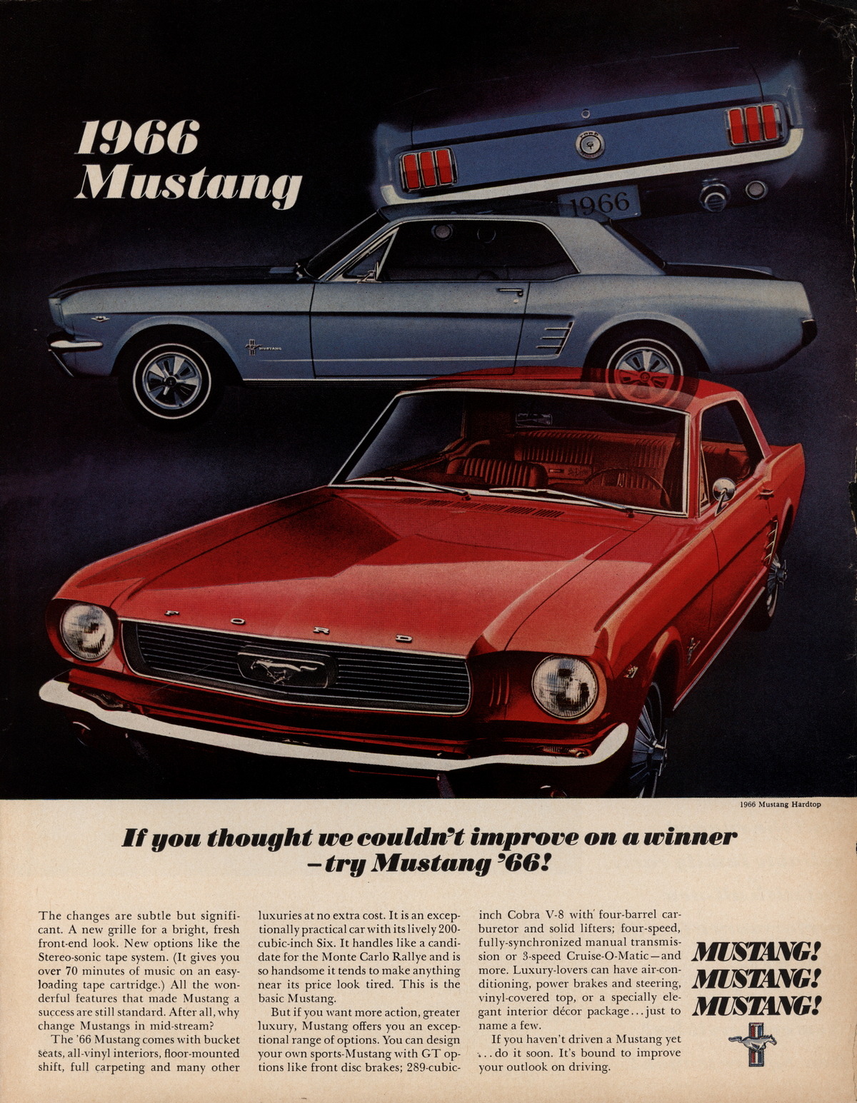 1966 Mustang Ad | America's Automotive Library