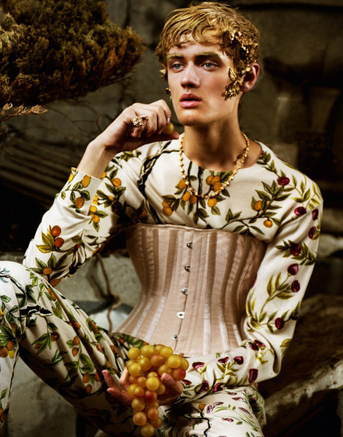 menandfashion:WHERE THE WILD ROSES GROWGryphon O'Shea,...