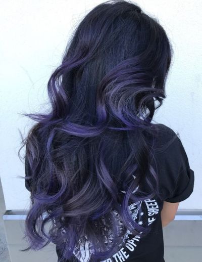 Subtle Purple Hair Tumblr