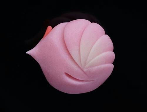 Pink wagashi