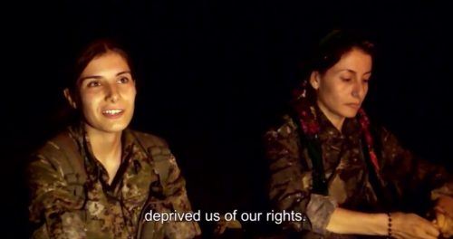 googleforbrains:Kurdish woman speaking about why she is...