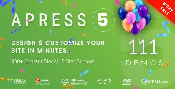 Apress v5.1.4 - Responsive Multi-Purpose Theme Nulled