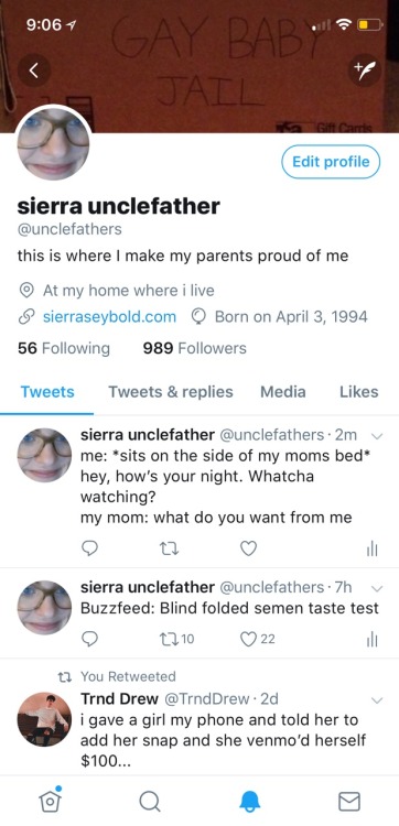 unclefather:Follow my titter too