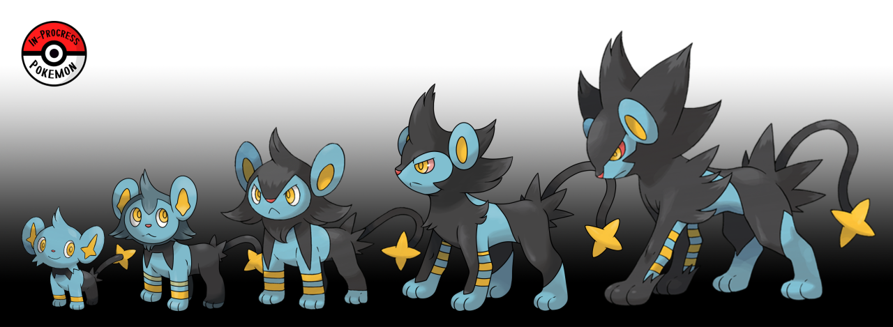 In-Progress Pokemon Evolutions | #403.5 - When they sense danger, Shinx ...