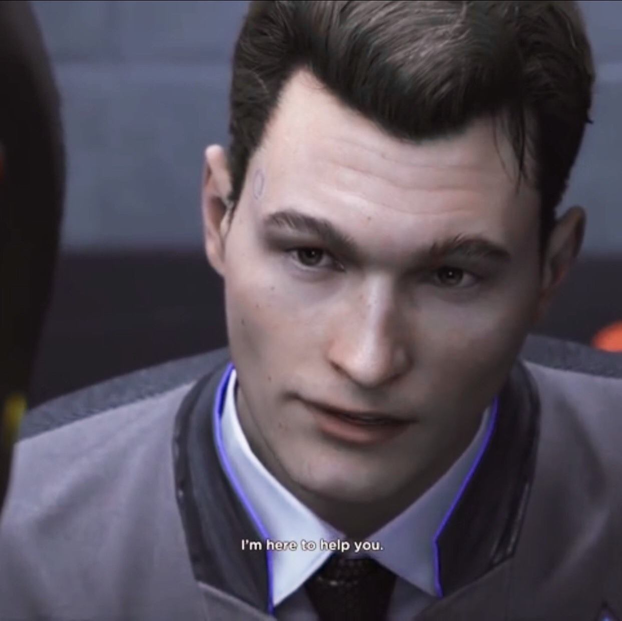 Connor has something to say to you - Connor’s tie