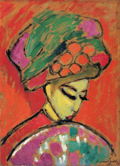 strangezinestudentathlete:alexej-jawlensky:Young Girl with a...