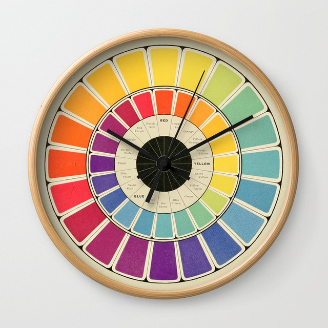 clock color wheel design