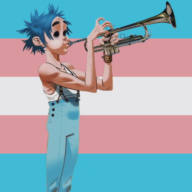 gorillaz pride icon | Tumblr