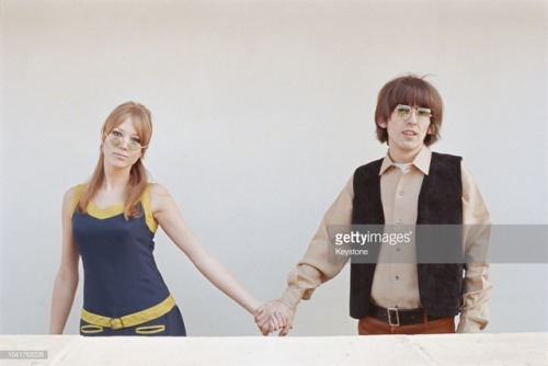 littlequeenies:Pattie Boyd and George Harrison pictured by...