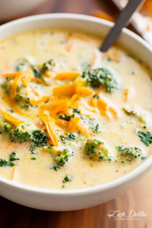 foodffs:Easy Broccoli Cheese SoupFollow for recipesGet your...