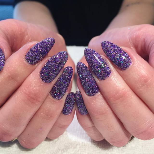 Custom mixed glitter for @jemdust_official 💜 ... - Hey, Nice Nails!