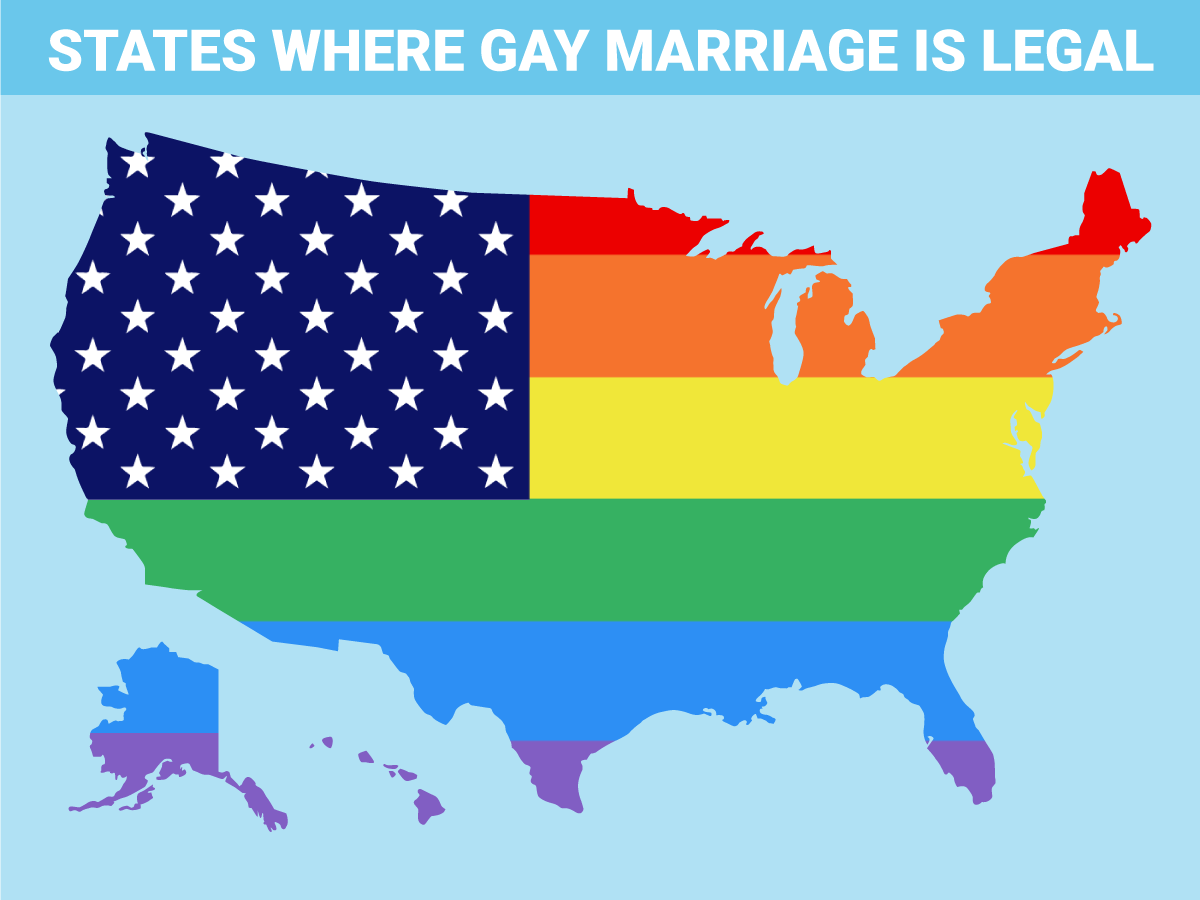 This Helpful Map Shows You Where Gay Marriage Is 7334