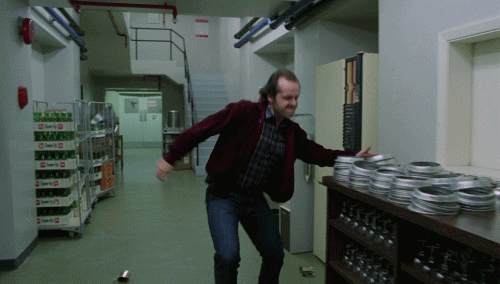 The Shining Jack Nicholson Jack Torrance Stanley Kubrick shining gif horror film ttt tt