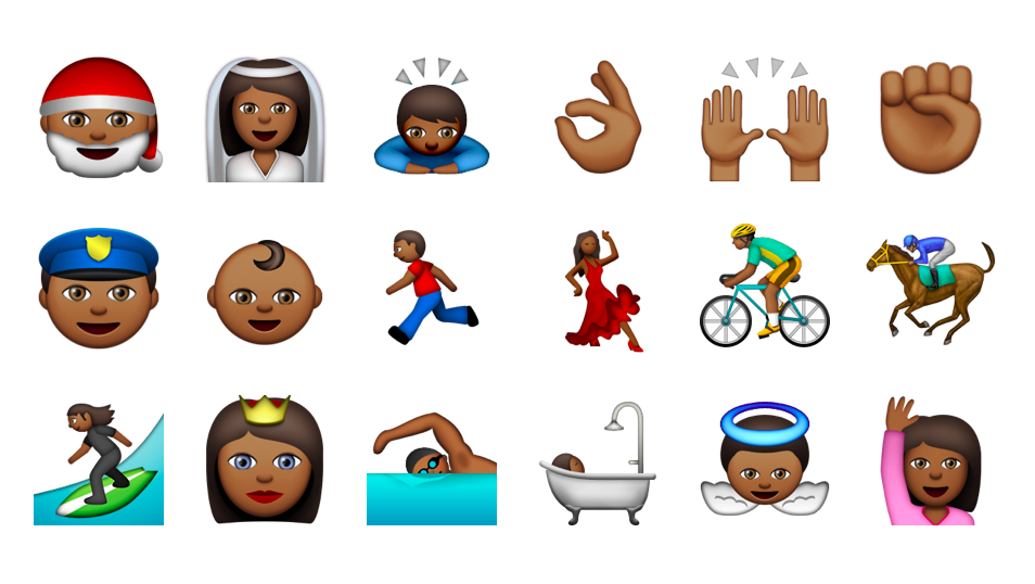 😋 Emoji Blog • Black Emojis! Brown Emojis! Tan Emojis! All...