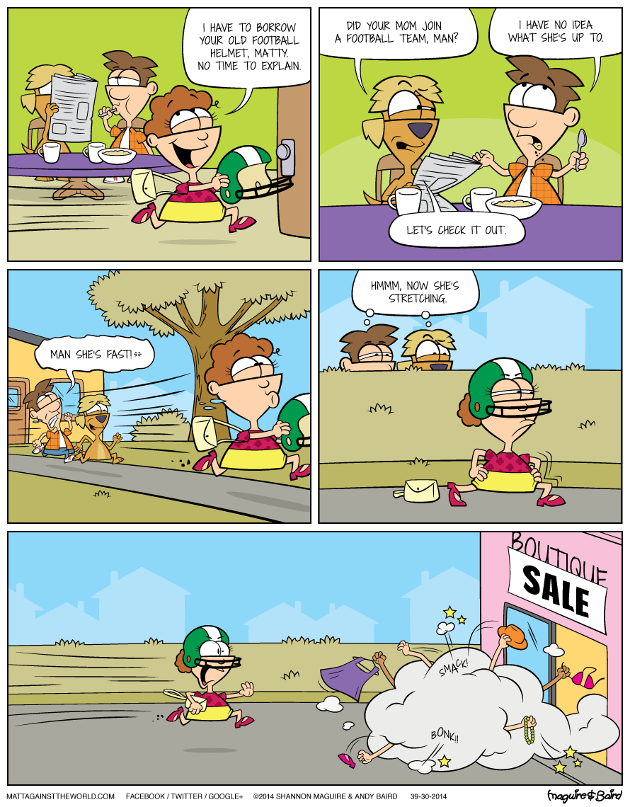 Football Mom Comic