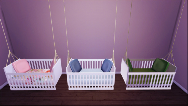 Sims 4 — dri4na: Hanging Crib by LiKo I converted LiKo’s...