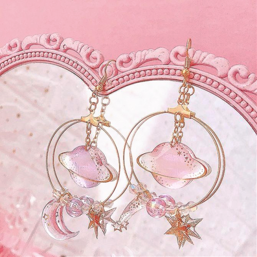 majin-vegeta:Sweet Sparkling Galaxy EarringsUse the discount...