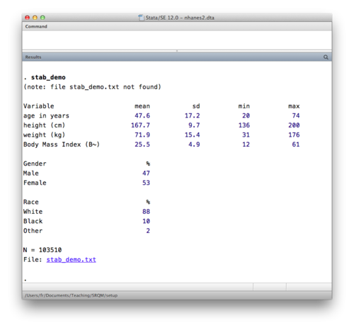 Stata demo version