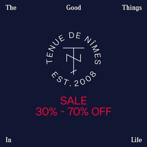 End of Season Sale: Tomorrow June 24th 11am, both Tenue de Nîmes...