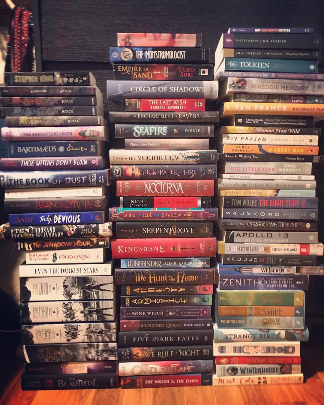Here is my official @beatthebacklist TBR for 2020! 80 books that have been purchased between 2018 and 2019. I’m only aiming for 100 books this year, so I guess I know mostly what I’m reading for the year! . These are separated by genre. First stack:...