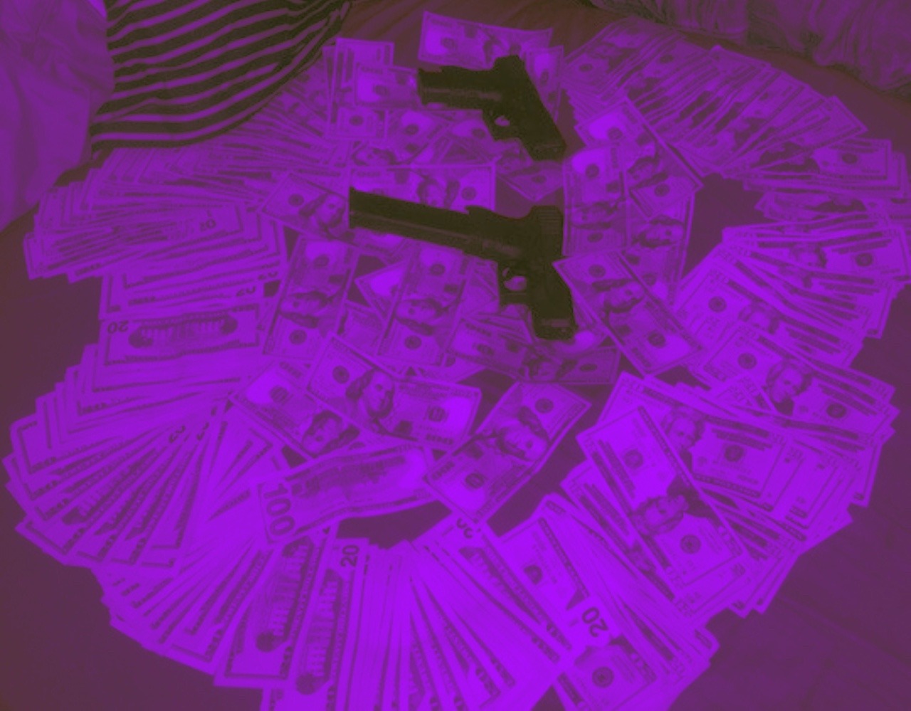 money neon edgy purple aesthetic wallpaper