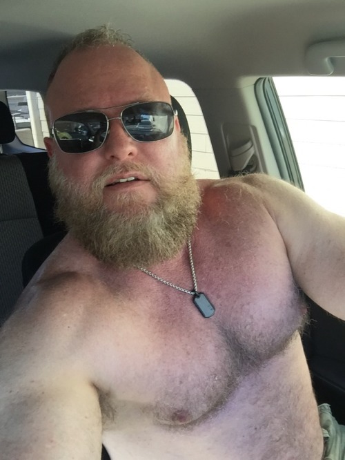 tndaddybear:Well I’m away from My pup (My son)  and My boy on...