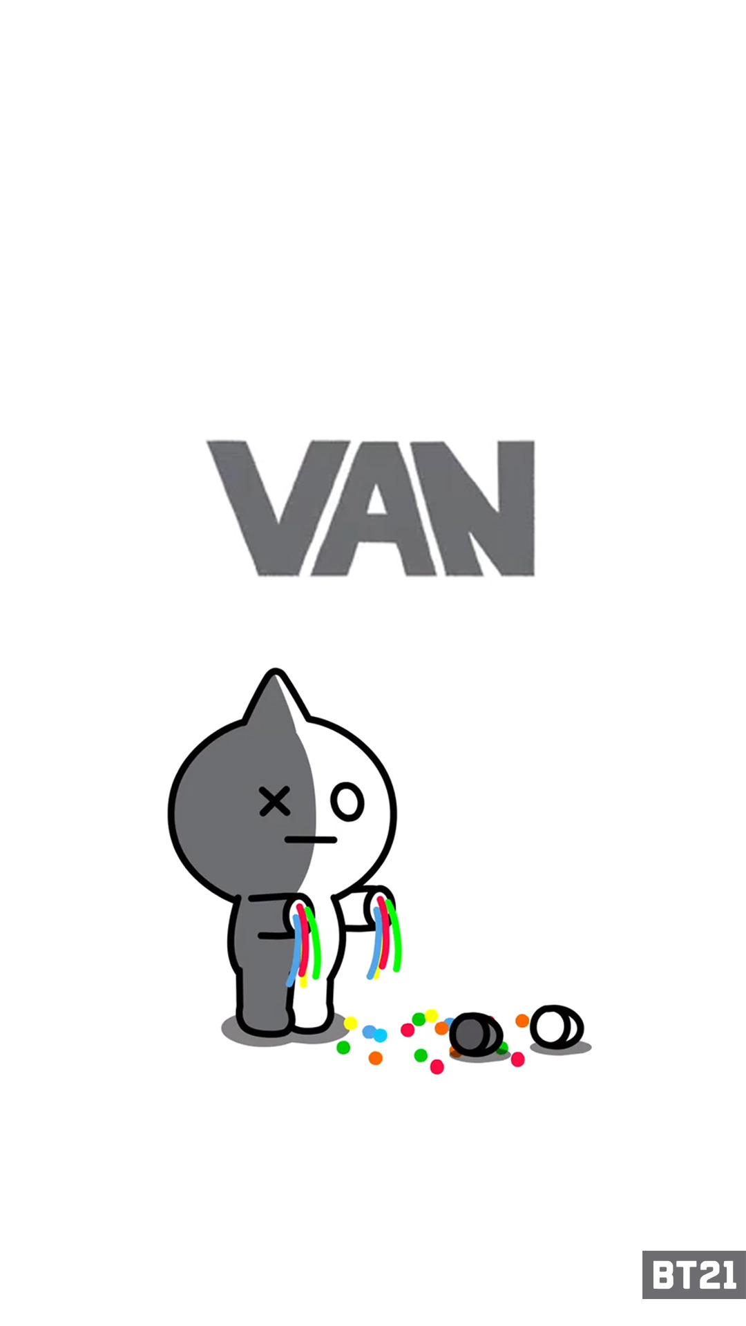 Wallpaper Bt21 Van