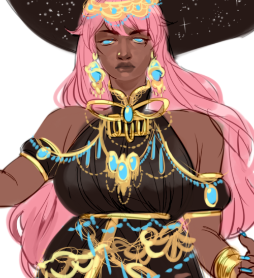 iradraws:rough luka witch design!