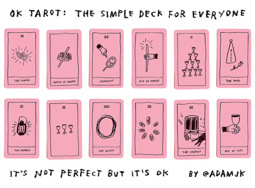 adamjk:hello i’ve made a tarot deck and it is *extremely*...