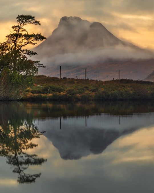 Good Morning from Scotland Stac Polliadh sunrise