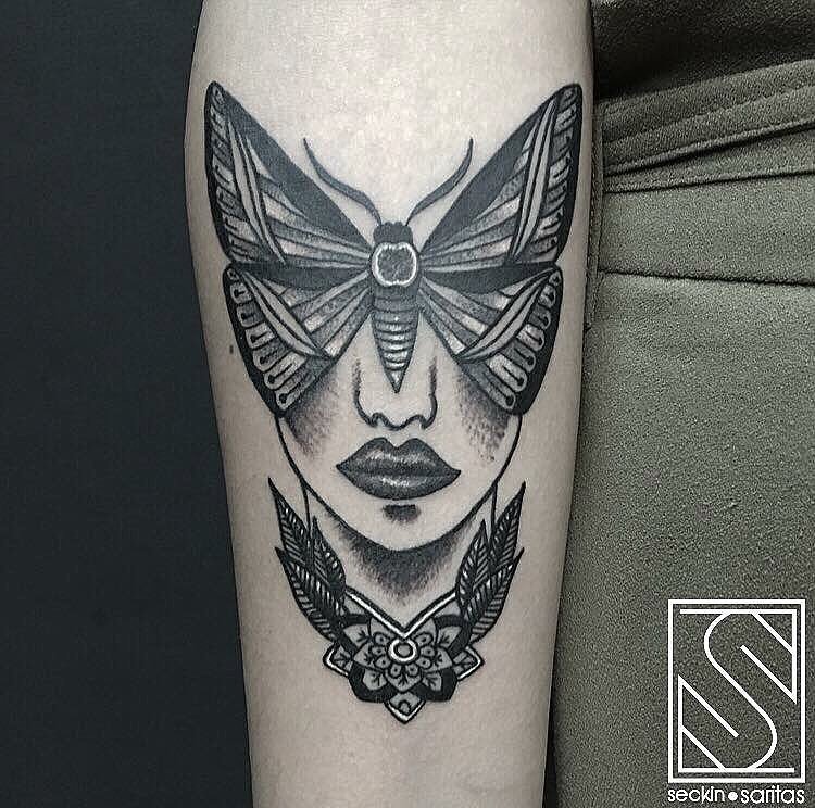 TATTOOS.ORG — Butterfly Face Tattoo Artist: Vaso Vasiko Tattoo...