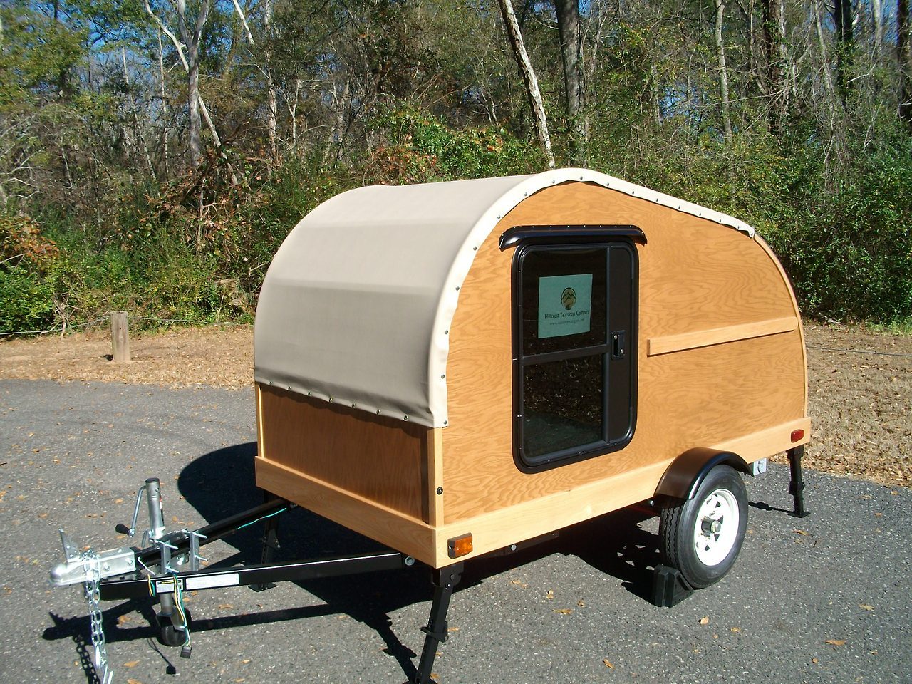 Our newest 4x8 Oak Convertible Teardrop Camper is... - Hillcrest ...