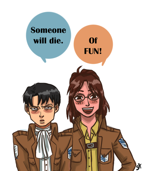 levi x hange on Tumblr