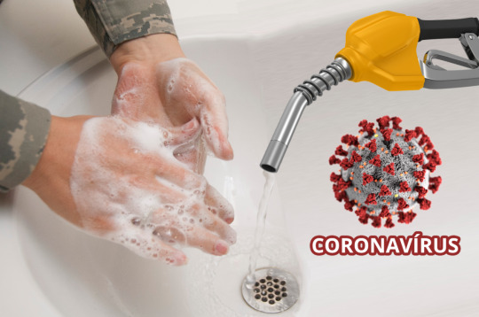 coronavírus - lavar as mãos com etanol