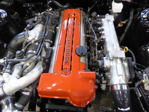 fromcruise-instoconcours:The mighty 2JZ Toyota engine, dropped...