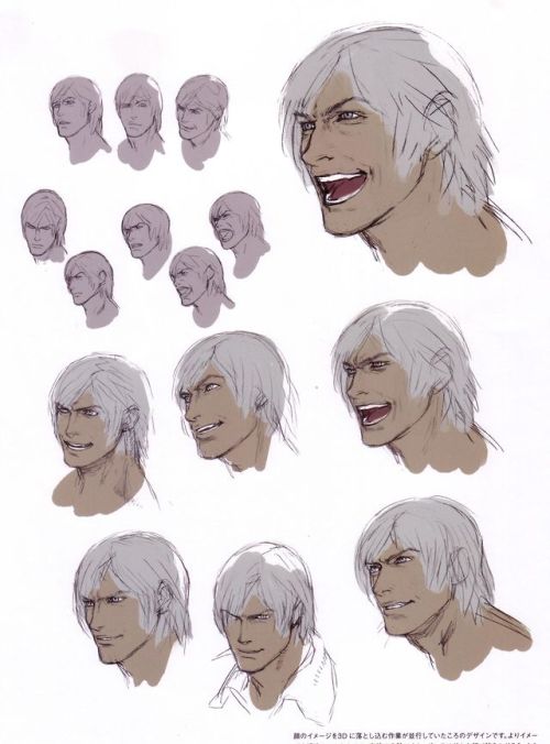 hulk-butter-buster:Dante -  Concept Art For Devil May Cry...