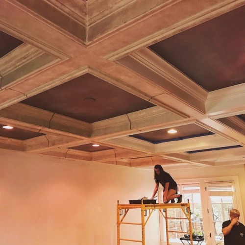 The Grand Illusion.Can you really turn a wood coffered ceiling...