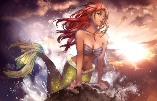 princessesfanarts:Ariel - Part of Your World by miho-nyc