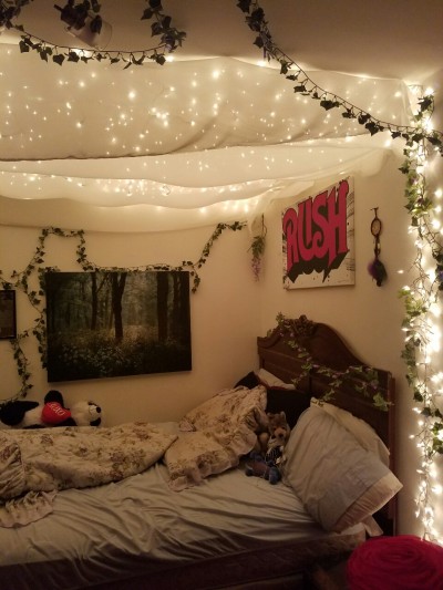 Fairy Lights Cozy Bedroom Aesthetic Room - Largest Wallpaper Portal